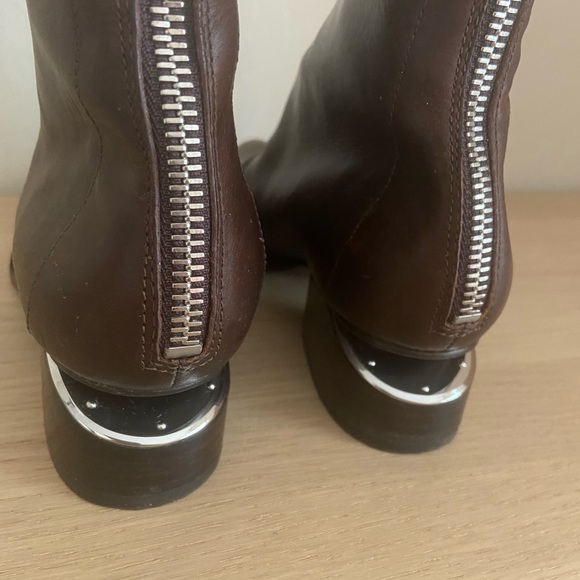 Alexander Wang Brown Calf leather Sigrid Boots size 10 - Picture 6 of 15
